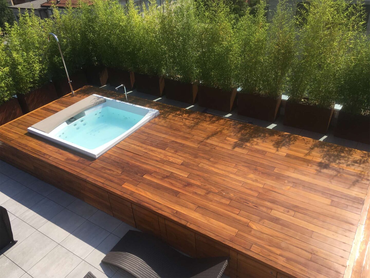 Decking teak massello